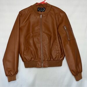 Ambiance Faux Leather Jacket